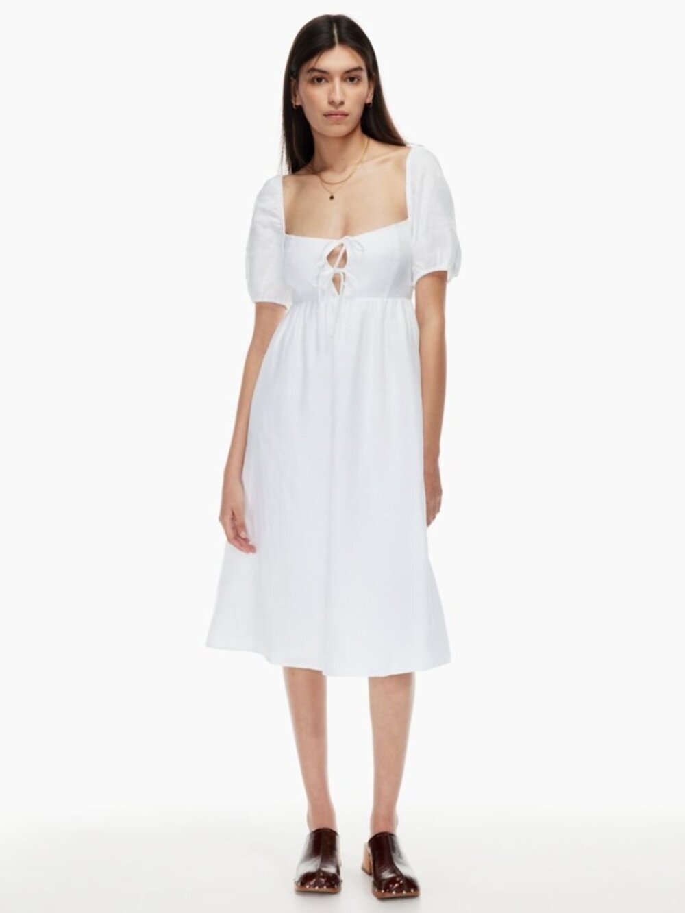 Aritzia Puff-sleeve Midi Dress 00